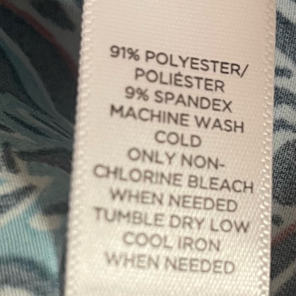 LOFT Multicolor Geometric Print Dress.  Size Medium. - Picture 6 of 7